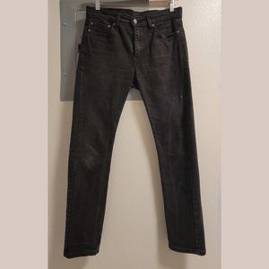 Levi's 510 Black Skinny Jeans 30 x 30, stretch